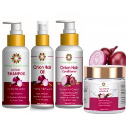 Global Organic India Anti Hair Fall Spa Range Pack Of 4