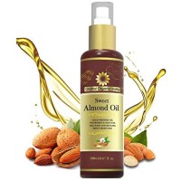 Global Organic India 100% Pure & Natural Sweet Almond oil - Virgin & Cold pressed